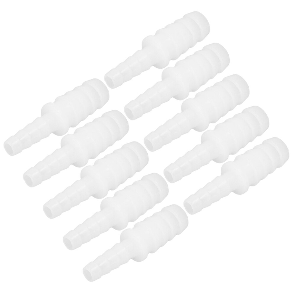 10Pcs Hose Fitting Pe Tube Connector Barb Reducer Joint Straight Through Set Hot 3721390357723