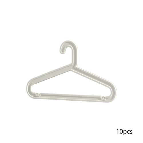 Cabides de plástico antiderrapantes para roupas pesadas (pacote com 10) 1