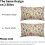 Conjunto de 2 capas de almofada lombar floral 12x20 polegadas 5