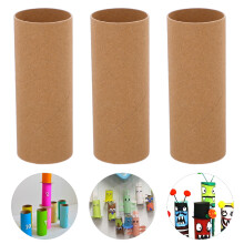 20Pcs Empty Paper Tubes for DIY Crafts Making Crafting Tools Paper Rolls for Creative Projects