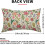 Conjunto de 2 capas de almofada lombar floral 12x20 polegadas 4
