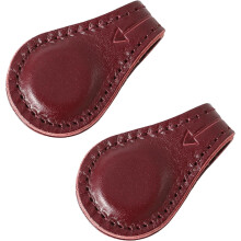 Magnetic Leather Bookmarks Book Marks for Reading Women Men Book Lovers Readers (Brown-2PC)
