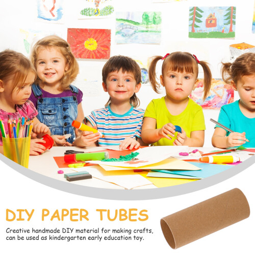 20Pcs Empty Paper Tubes for DIY Crafts Making Crafting Tools Paper Rolls for Creative Projects 2