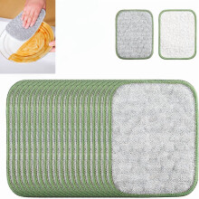 Reusable Metal Scrubbing Pads – 20-Pack Wire Dishcloths, Non-Scratch for Kitchen, Sinks, Pots & Pans, Wet/Dry Use