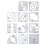 Free-Motion Quilting Template Set 11 pcs 2