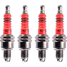 3 Electrode A7TC Spark Plug Replacement for 50cc 70cc 90cc 110cc 125cc 150cc Scooter Dirt Pocket Bike ATV Moped Quad Go Kart