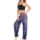 Relaxte dames harembroek met print en geplooide taille. 5