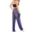 Relaxte dames harembroek met print en geplooide taille. 4