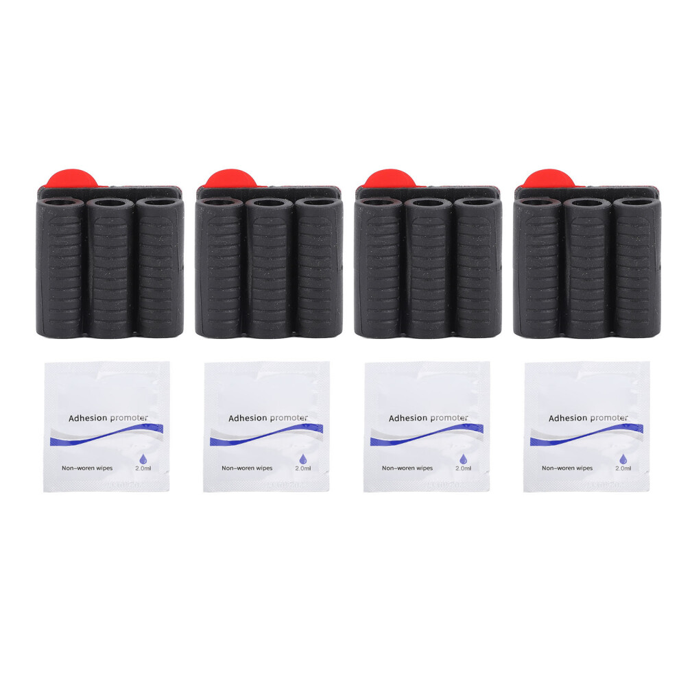 4 Sätze 1/4 Zoll Bithalter mit selbstklebender