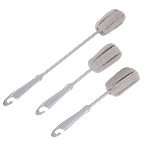 6Pièces Brosse À Éponge Long Pour Récipients