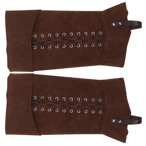 4Paires Couvre-Bottes Cuir Pour Costume Médiéval