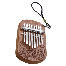 5Szt Mini Kalimba 8-Klawiszowy Drewniany Palcowy Instrument