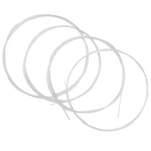 20St Duurzame Nylon Ukulele Snaren Set Zilverkleurig Accessoires