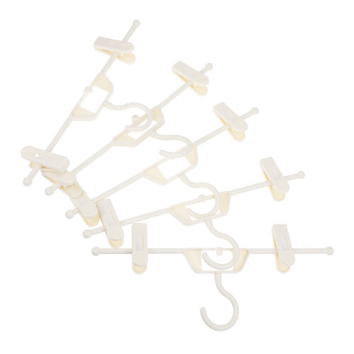 Verstelbare broekclip van plastic (5 stuks)