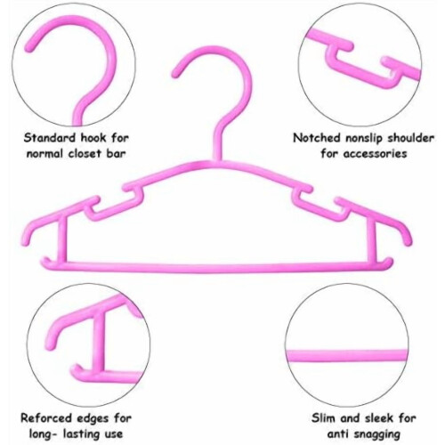 Baby Clothes Hangers Plastic 100 Pack 2