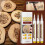 Kit de marqueurs pour pyrogravure avec 3 pochoirs 1