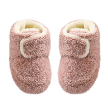 Non-Slip Fuzzy Slipper Socks for Babies & Infants – Cotton Thermal, Cozy Plush, Warm Indoor Shoes, Compatible with Pre-Walkers