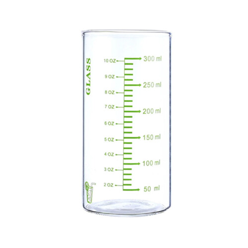 Cupán Tomhais Gloine Borosilicate 6.5cm x 13cm 1