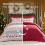 Christmas Queen Reversible Comforter Set 5-Pc 2