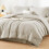 Beige Comforter Set Soft Lightweight 7-Piece 1