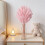 Artificial Pampas Grass Stems with Vase 60 pcs 5