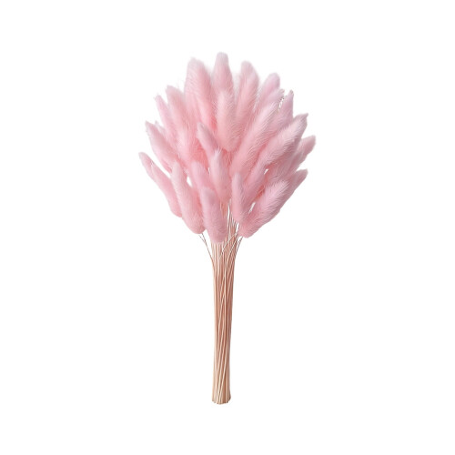 Artificial Pampas Grass Stems with Vase 60 pcs 1