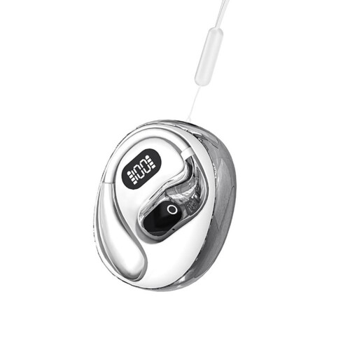 Ασύρματα ακουστικά Bluetooth για μετάφραση, λευκά, 138 γλώσσες