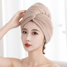 Toalha de cabelo de microfibra para mulheres, de secagem rápida e absorvente.