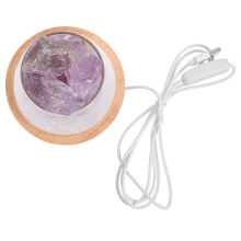 2Pz Profumo Decorativa Viola in Pietra Cristallo