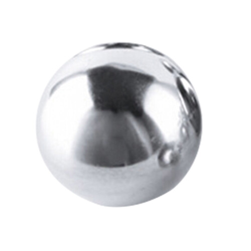 3Pièces Boules Décoratives En Acier Inoxydable Argenté
