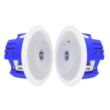 One-to-One Ceiling Speaker Broadcast Background Music Office High-Fidelity Large Speaker Stereo 2x20w