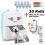 Mini Portable Bluetooth Thermal Printer, 10 Rolls Adhesive Paper, Compatible with Android/iOS, Blue 1