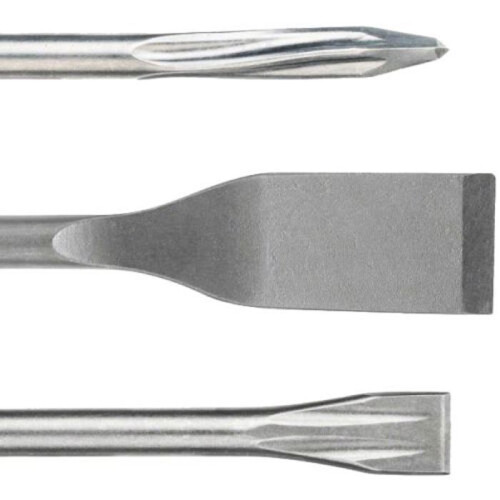 Bosch Pacote de 3 cinzéis SDS+ para concreto e telha - BOSCH - 2607019159