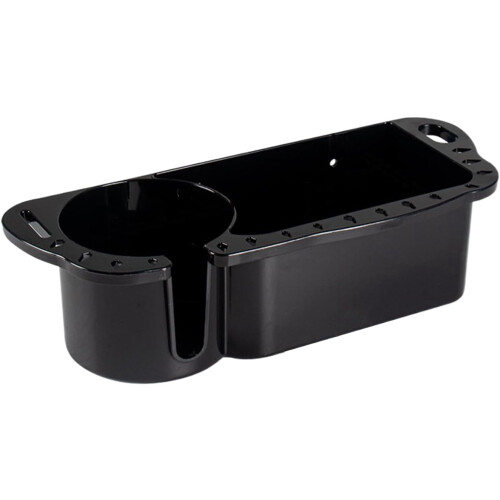 ABS boat cup holder caddy with tackle storage