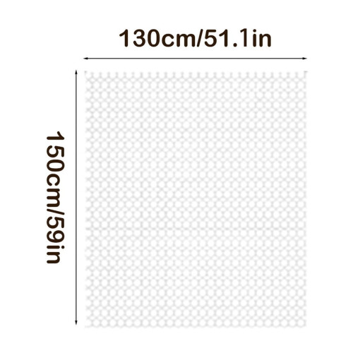 Adjustable Nylon Window Screen Mesh with White Frames – Breathable, Washable, Easy Install & Replace, Compatible with Various Windows 1