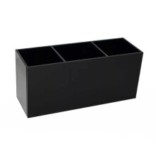 Θήκη για πινέλα μακιγιάζ από ακρυλικό 11,8x2,6x3,5 σε συσκευασία 1