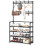Hall tree with console table and hooks 4-tier 62 in 1