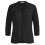 Dame Basic 3/4-ermet V-hals åpen front vaffelstrikket kort cardigan 7