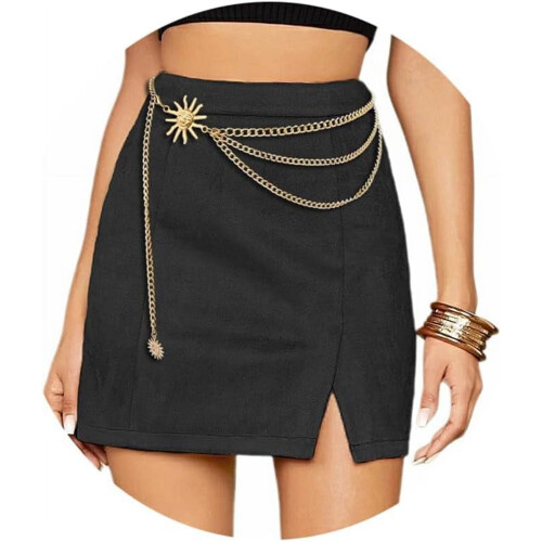 Dammidjebälte Guld Silver Plus Size