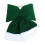 Samtgrüne Weihnachtsschleife, beflockt, 30 cm 5