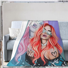 Karol Music G Plys Tæppe Flannel 102 x 76 cm