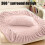 Fall/Winter Milk-Wool Figured Fitted Sheet Thickened Mattress Protector For Mattresses FullCoverage Thermal Bed Cover 6