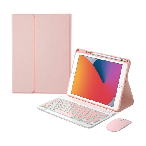 Custodia con tastiera retroilluminata per iPad Air 4 e 5