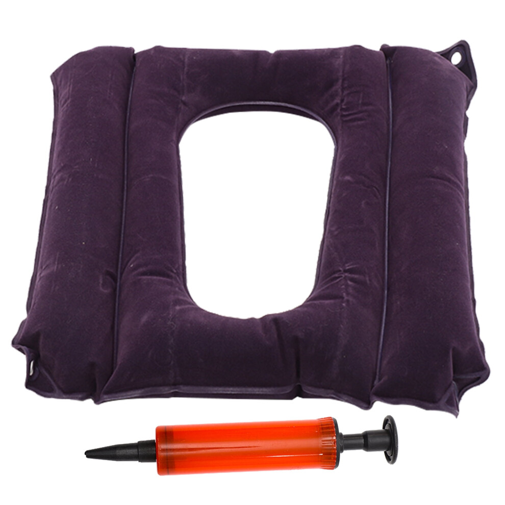 Wheelchair Inflatable Cushion Anti Bedsore Pillow Pressure Anti-bedsore Elder Donut Ass Pad Flocking