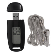 Clip-on pedometer rechargeable pedometer small pedometer plastic pedometer