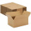 Caixas de envio pequenas, 9x6x4 polegadas, papelão ondulado marrom, pacote com 30 unidades 1