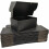 Caixas de envio pretas, pacote com 25 unidades (9x6x4 polegadas, pacote com 25 unidades). 1