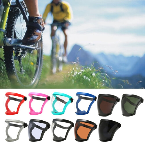 Ασπίδα προσώπου ανθεκτική στη σκόνη για ασφάλεια στην ποδηλασία σε εξωτερικούς 1