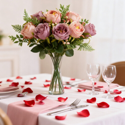 Bouquet di rose stabilizzate per San Valentino, 12 steli 2