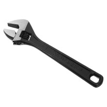 Durable High-Carbon Steel Adjustable Wrench for Home Use Black Professional Plumbing Tool